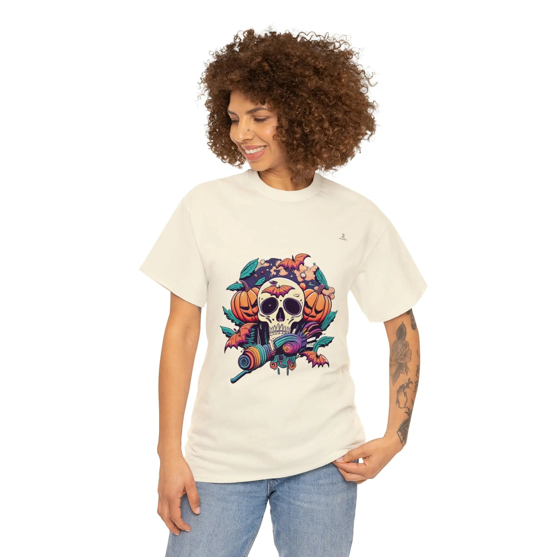 happy hippie skull - RoosStyle Design