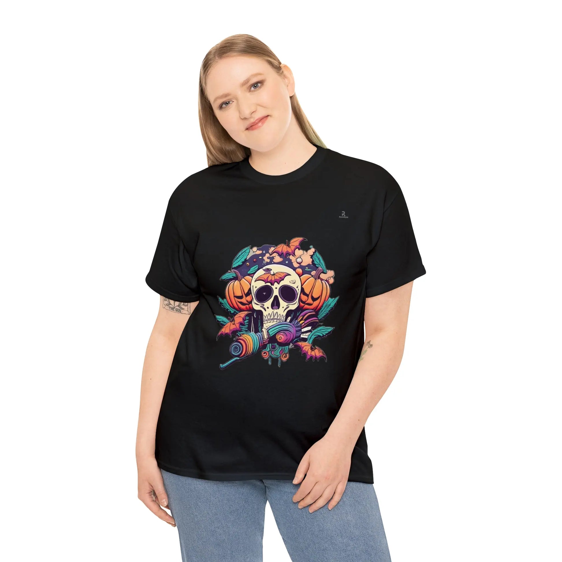 happy hippie skull - RoosStyle Design