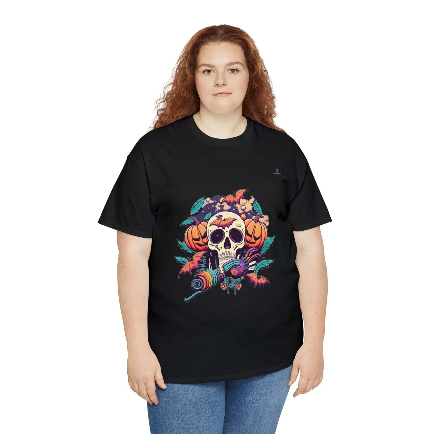happy hippie skull - RoosStyle Design
