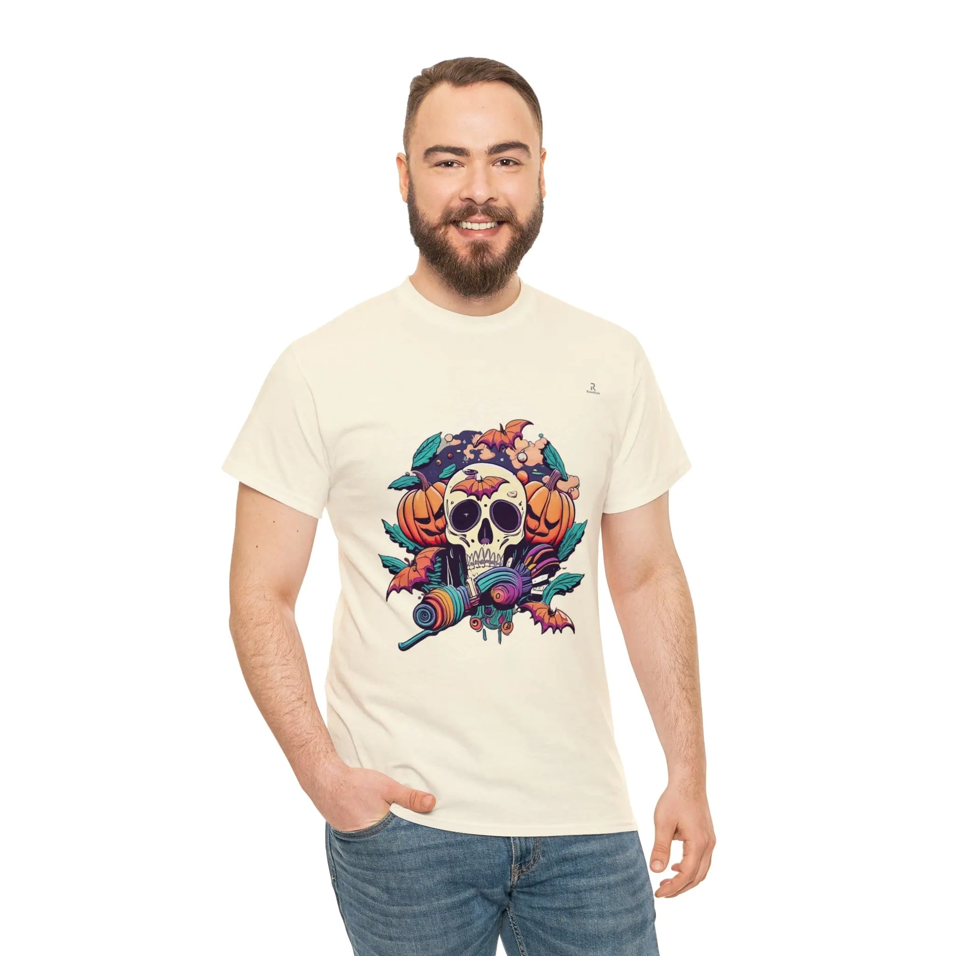 happy hippie skull - RoosStyle Design