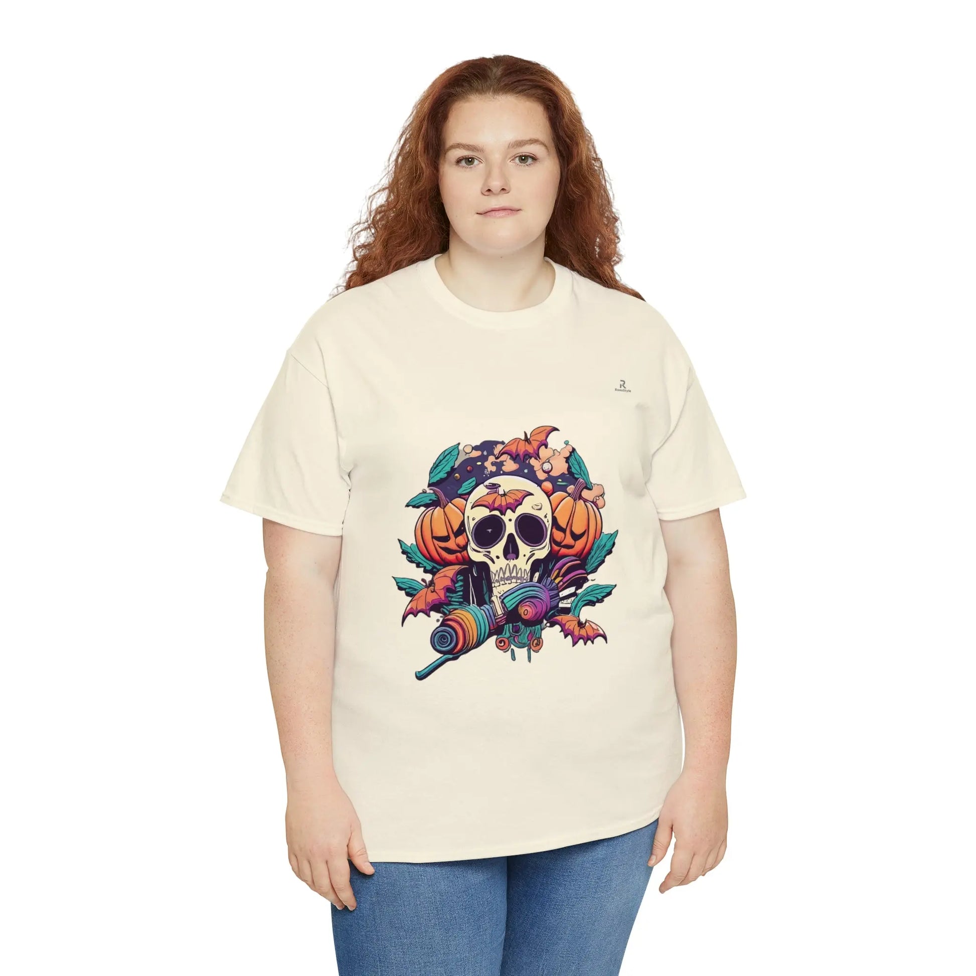 happy hippie skull - RoosStyle Design