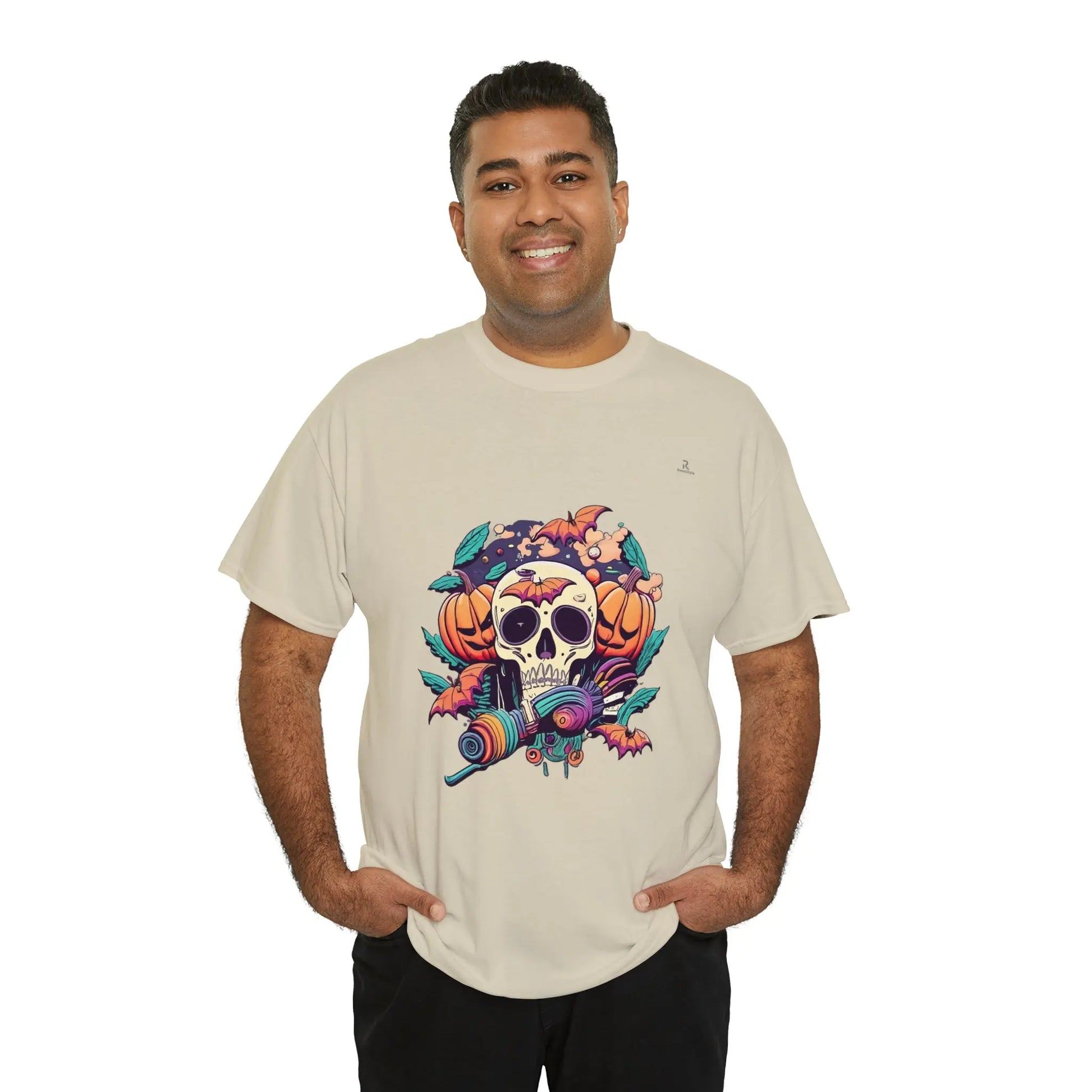 happy hippie skull - RoosStyle Design