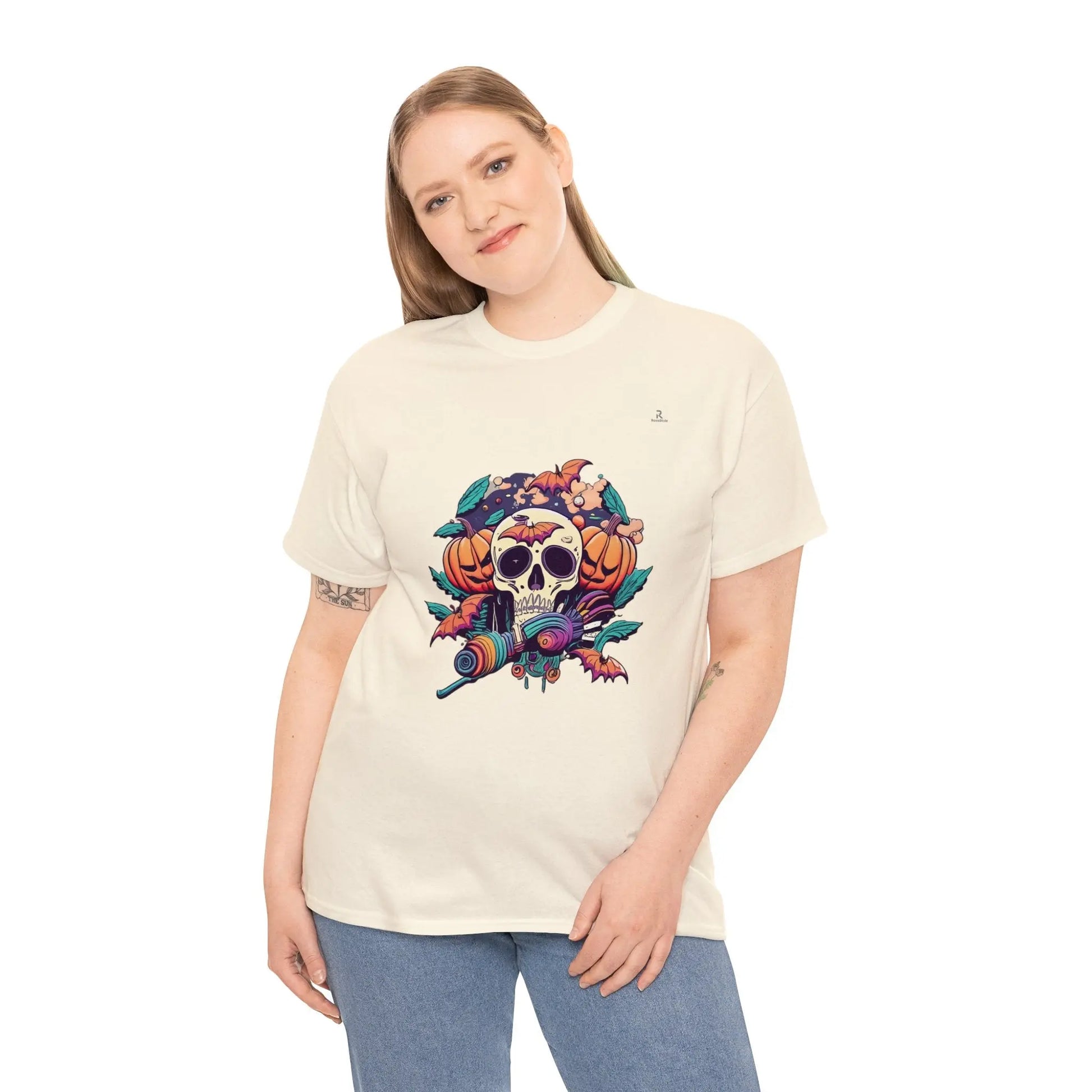 happy hippie skull (U.E) - RoosStyle Design