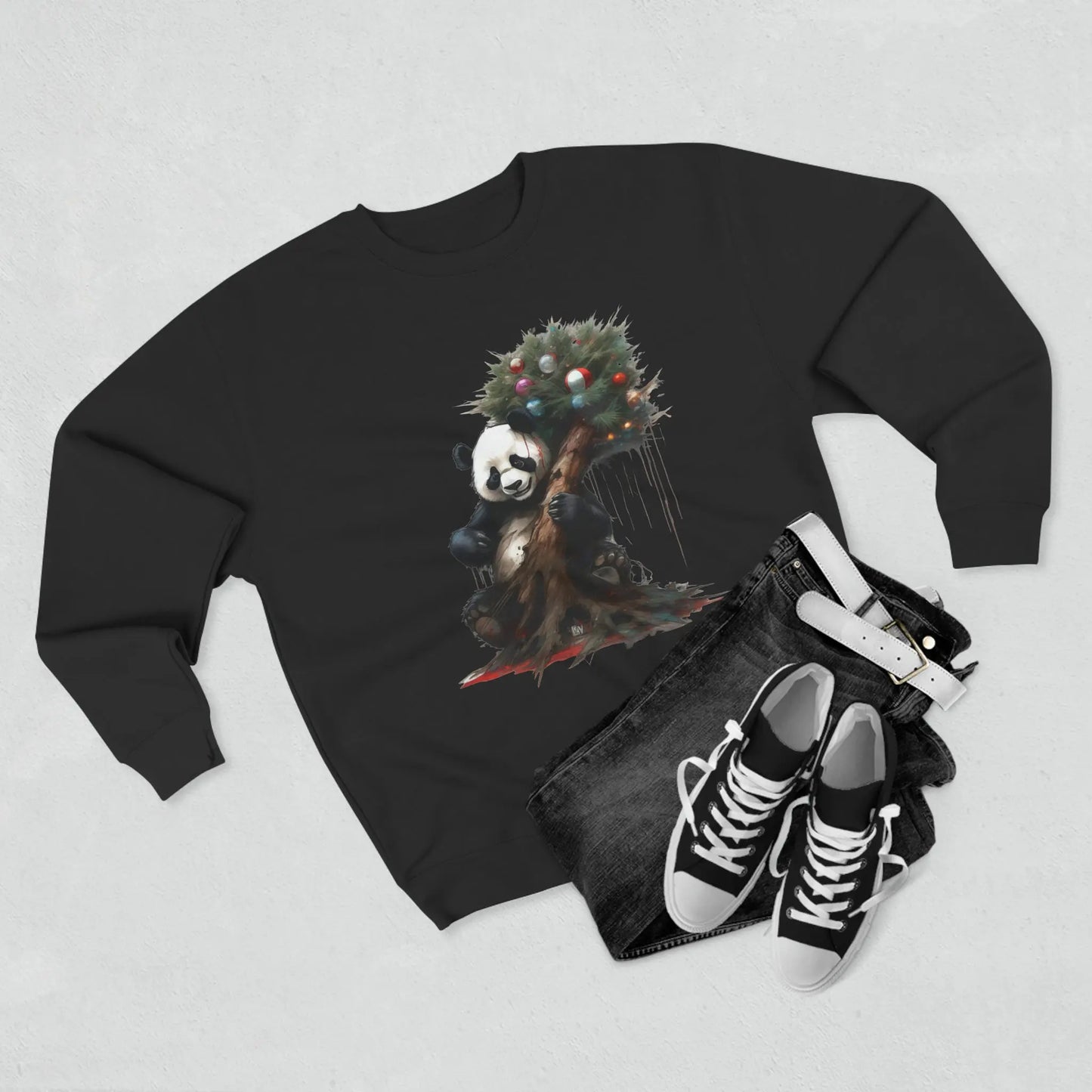 panda Christmas  Sweatshirt - RoosStyle Design