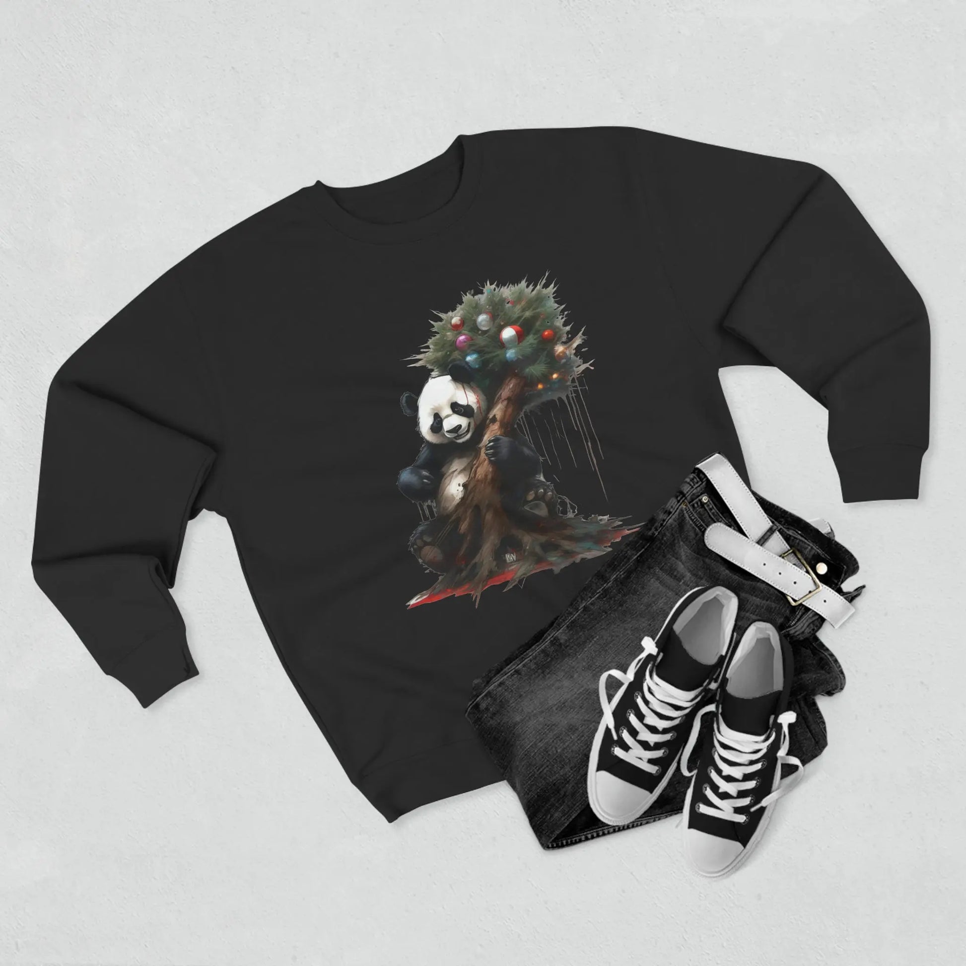 panda Christmas  Sweatshirt - RoosStyle Design